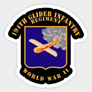 194th Glider Infantry Regiment - WWII Sticker